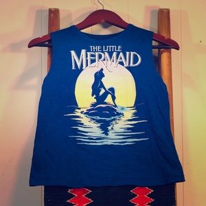 🧜‍♀️The Little Mermaid Muscle Crop Top🐚